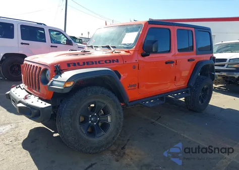 2020 Jeep Wrangler Unlimited Rubicon 4X4 из США, поврежденный, VIN 1C4HJXFN5LW178824
